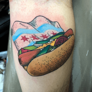 Chicago style hotdog, hope you love it too