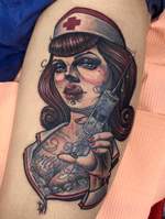 Tattoo by Krystal / #nurse#nursetattoo#neotraditional#newschool#koreatattoo