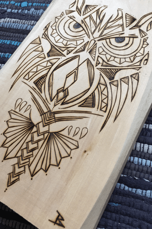 #wood #art #owl