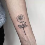 Minimalistic and elegant rose 🌹 Instagram: @nikita.tattoo #tattooartist #tattooart #linework #lineworker #lineworktattoo #thinlinetattoo #fineline #finelinetattoo #smalltattoo #minitattoo #minimalistic #minimalism #minimalistictattoo #rosetattoo #dotworktattoo #floral #floraltattoo #flowertattoo 