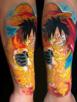 Tattoo uploaded by Anime_Henry_Colour _Tattoo • One piece and Naruto •  Tattoodo