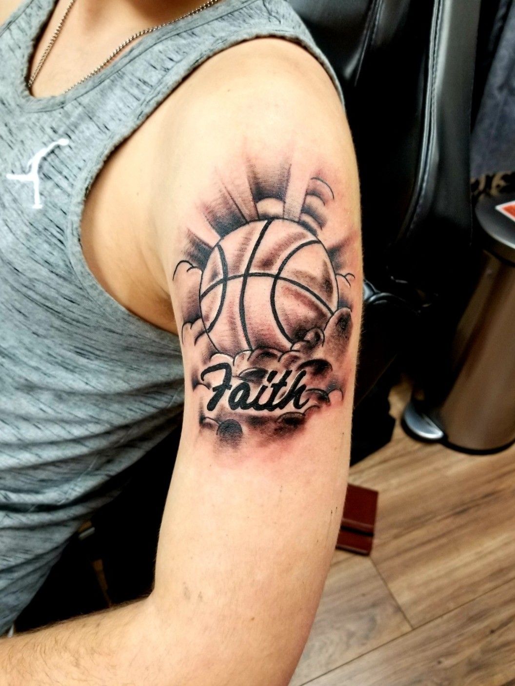 Top 33 Basketball Tattoo Ideas 2021 Inspiration Guide  Basketball tattoos  Tattoo sleeve men Sport tattoos