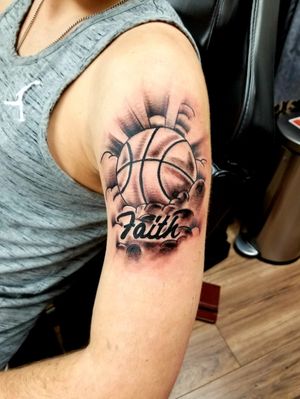 Basketball tattoo Fusion ink