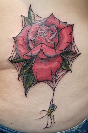 rose my style! Roses never go out of style#rosetattoo #colortattoo #neotraditionaltattoos 