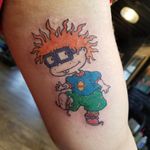 Chuckie! I loved Rugrats as a kid! #rugrats #colortattoo #chuckie #nyctattooer 