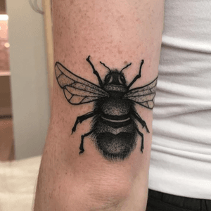 Bee tattoo by Barham Williams