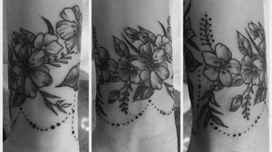 Bracialetto tattoo flower