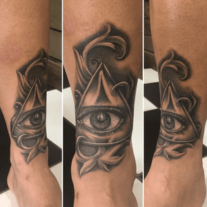 Custom Illuminati Eye with filigree