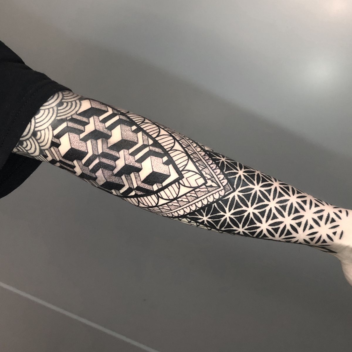 Tattoo uploaded by Simon Halpern • #tesselation #sleeve #sleevetattoo # ...