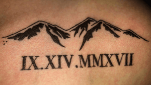 A tattoo to mark the date of Canadian Residency