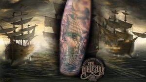 BATEAU PIRATE  AUJOURD’HUI ⚓️ Pour plus d’informations contactez nous en message privés 📲, par téléphone 📞 ou directement au studio 🏠#inktense352tattoo #inktense#art #artwork #artist #luxembourg #luxembourgtattoo #tattooluxembourg #ettelbruck #ettelbrucktattoo #blackandgreytattoo #blackandgrey #realist #realistictattoo #realistic #tattoorealistic #boat #pirateboat #piratesofthecaribbean #inked #inkedboy #inkedgirl #tattooed #tattooedboy #tattooedgirl #inktense352 #inktensetattoo352 #tattooidea #tattooideas #ideatattoo