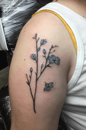 Forget me not tattoo memorial 