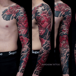Japanese tattoo NYC. @bardadim.studios #japanesetattoo #japaneseink #inked #japanesesleeve #koitattoo #koisleeve #asiantattoo #irezumi #wabori #traditionaltattoo #irezumicollective #magicmoonneedles #fitnessmotivation #fitness #tattoovideo #nyctattoo #tattoovideos #ttt #wtt #tttism #tattoo #tattooartist #tattooideas #blackandgreytattoo #colortattoo #tattoodo #tat 