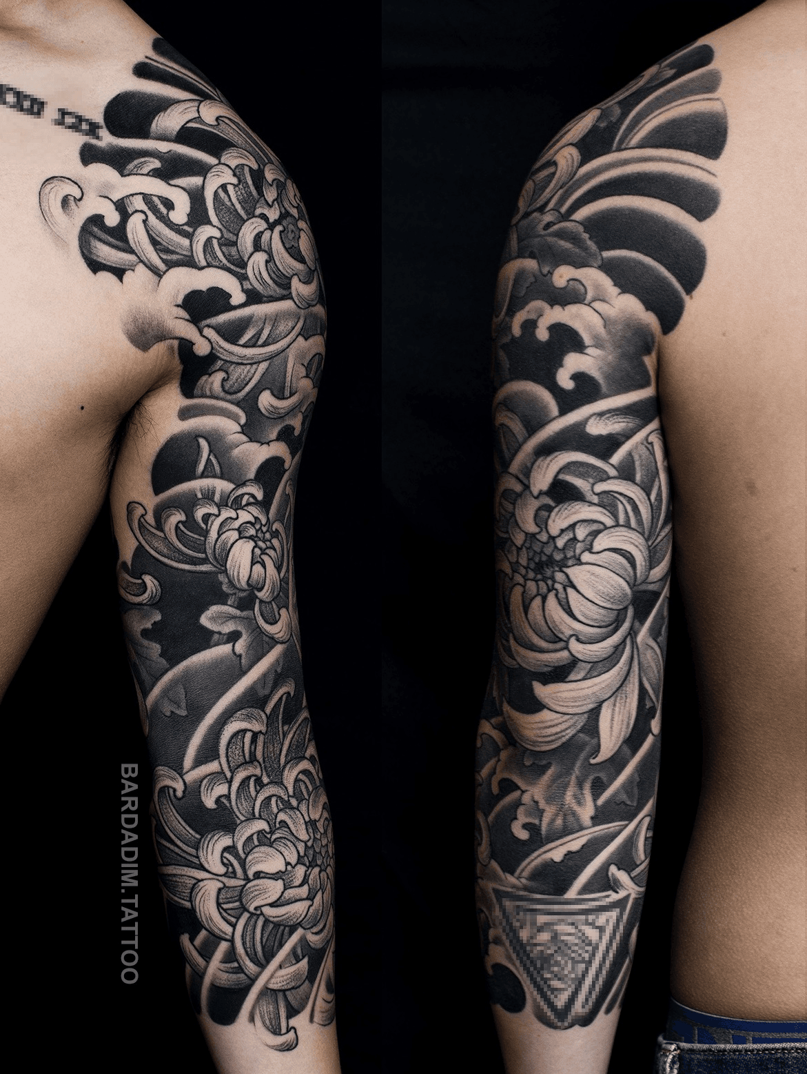 Samurai Japanese tattoo half sleeve tattoo by Jon Mesa TattooNOW