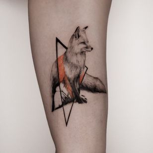 tatuaje de zorro por ege onat gezer #egeonatgezer