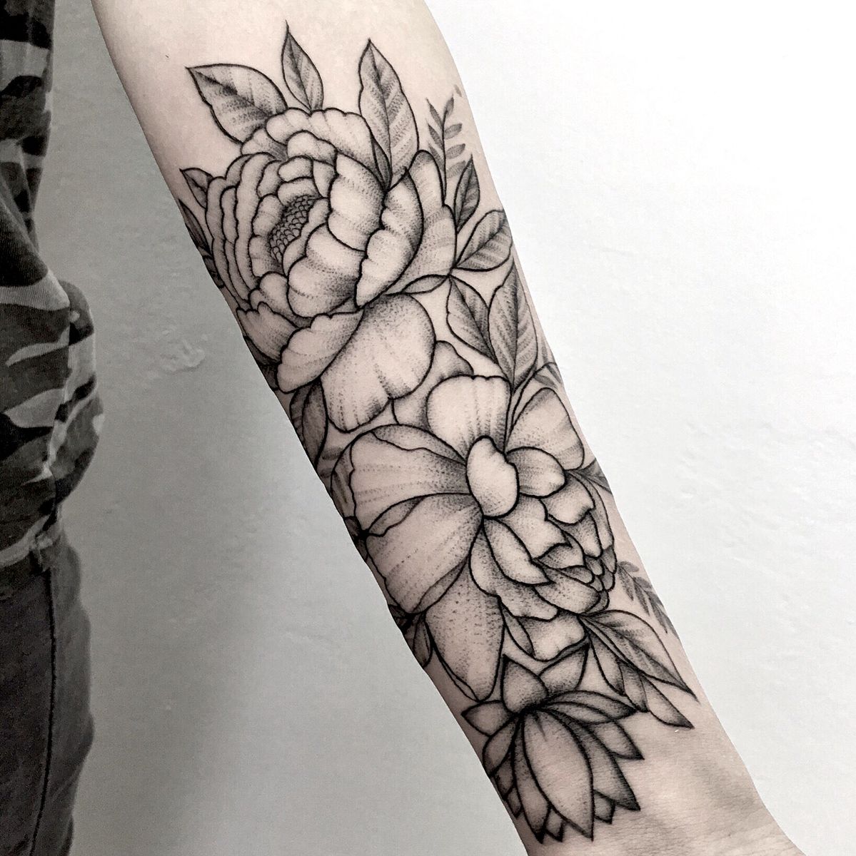 Tattoo uploaded by Наталья Тремасова • #peony#flower#floral#graphic# ...