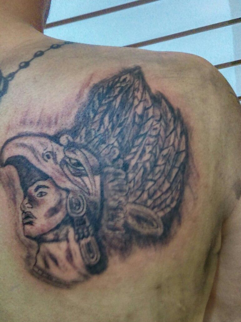 Tattoo uploaded by Córdova Tattoo • Guerrero azteca • Tattoodo