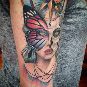 Hyper colorful abstract portrait #tattoo #tattoolife #tattooart #saniderm #envyneedles #rosewatertattoo #tattoos #tattooartist #art #ink #inked #lynntattoos #inkedmag #portland #portlandtattooers #portlandtattoo #pdx #pdxartists #pdxtattooers #pdxtattoo #tattooed #tatsoul #fusiontattooink #fkirons #bestink #vegan #tattoosnob #stencilstuff #crueltyfree #eternalink