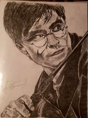 Drawing of Harry Potter that I did for my daughter.