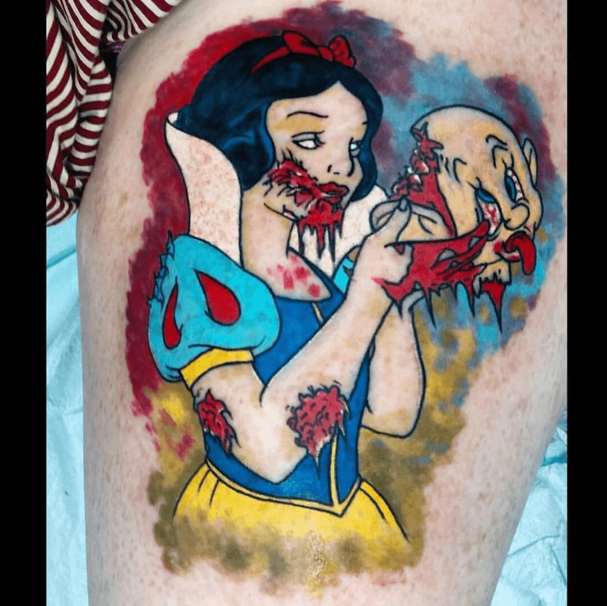 Tattoo tagged with br cinderella disney snow white beauty and the  beast quote splatter  inkedappcom