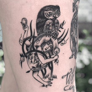 Tattoo uploaded by Bellows Egg lady leaning hard on Hieronymus