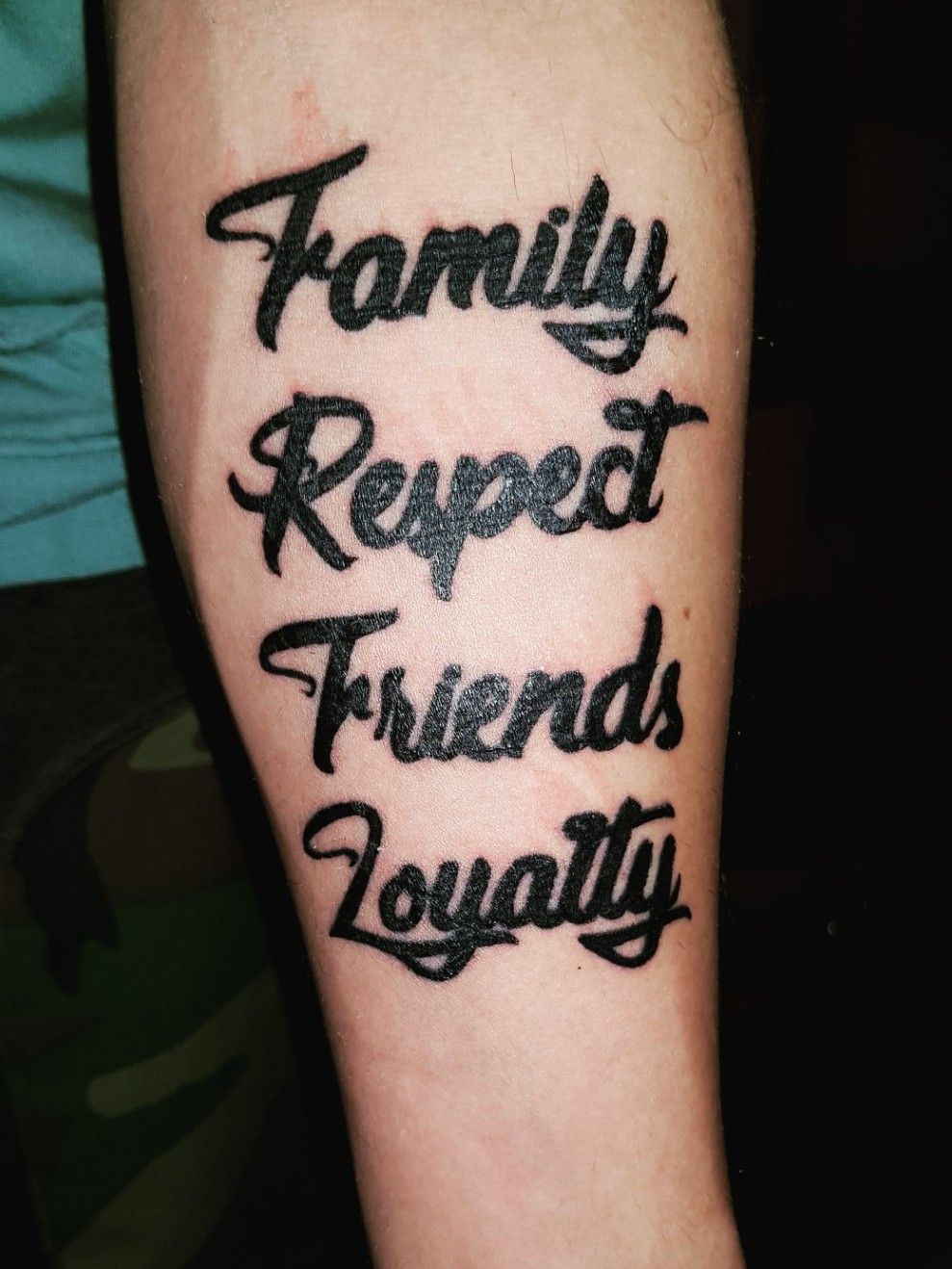 respect in Tattoos  Search in 13M Tattoos Now  Tattoodo