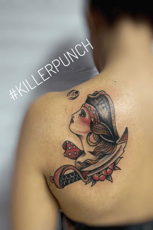#oldschool #old #sailorjerry #killerpunch #killerpunchtattoo #tattootorino #tattooartist #tattoo