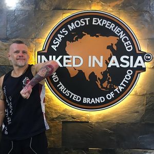 Viking Forearm, Valhalla Tattoo, Excellent Artwork By the World's Best Tattoo Artists. Great Service, Using Fusion Ink and Eternal Ink, Top Artist and Great Price Friendly Staff and an Hygienic Work Place. Inked in Asia Patong, Phuket, Thailand