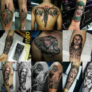 #tattoolion #liontattoo #portraittattoo #jesustattoo #crosstattoo #angeltattoo #jokertattoo #facetattoo #clocktattoo #tato #tatoo #tatu #tatuaje #tatuagem #tattooartist #tattooart #tattooartistmagazine #ideatattoo 