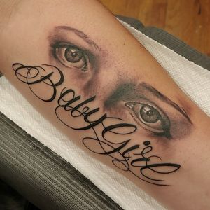 Daughters eyes tattoo