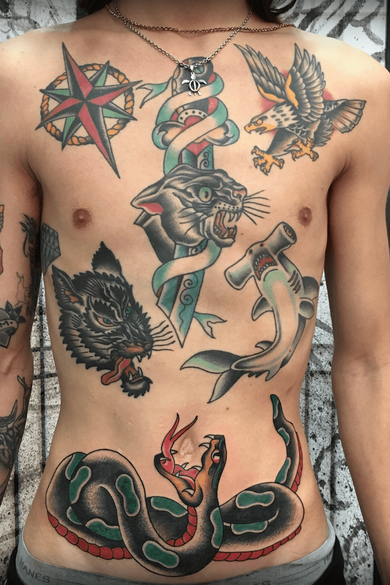 19 Amazing Dagger Tattoos On Stomach  Tattoo Designs  TattoosBagcom