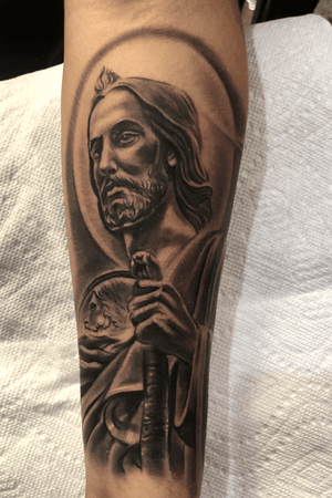 Saint  jude on fore arm 