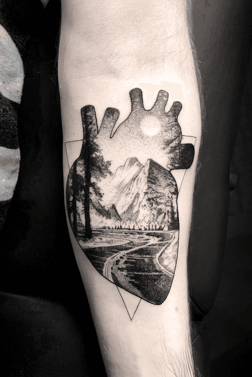 Mountains and Dreamcatcher Set Temporary Tattoo | EasyTatt™