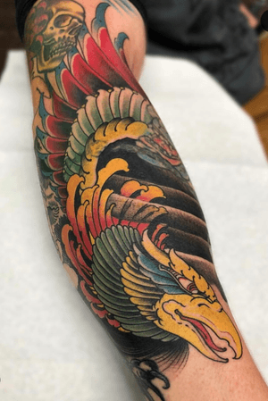 Draw on phoenix Tattoo i made