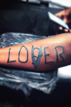 Loser/Lover 💙💔 done by no other than Leon “Da Don” over @Emotionztattoos on Old Nat ‼️
