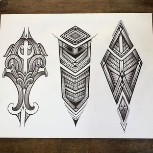 Polynesian mixed designs 