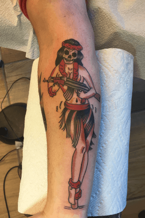 Sailor Jerry hula girl with a twist 