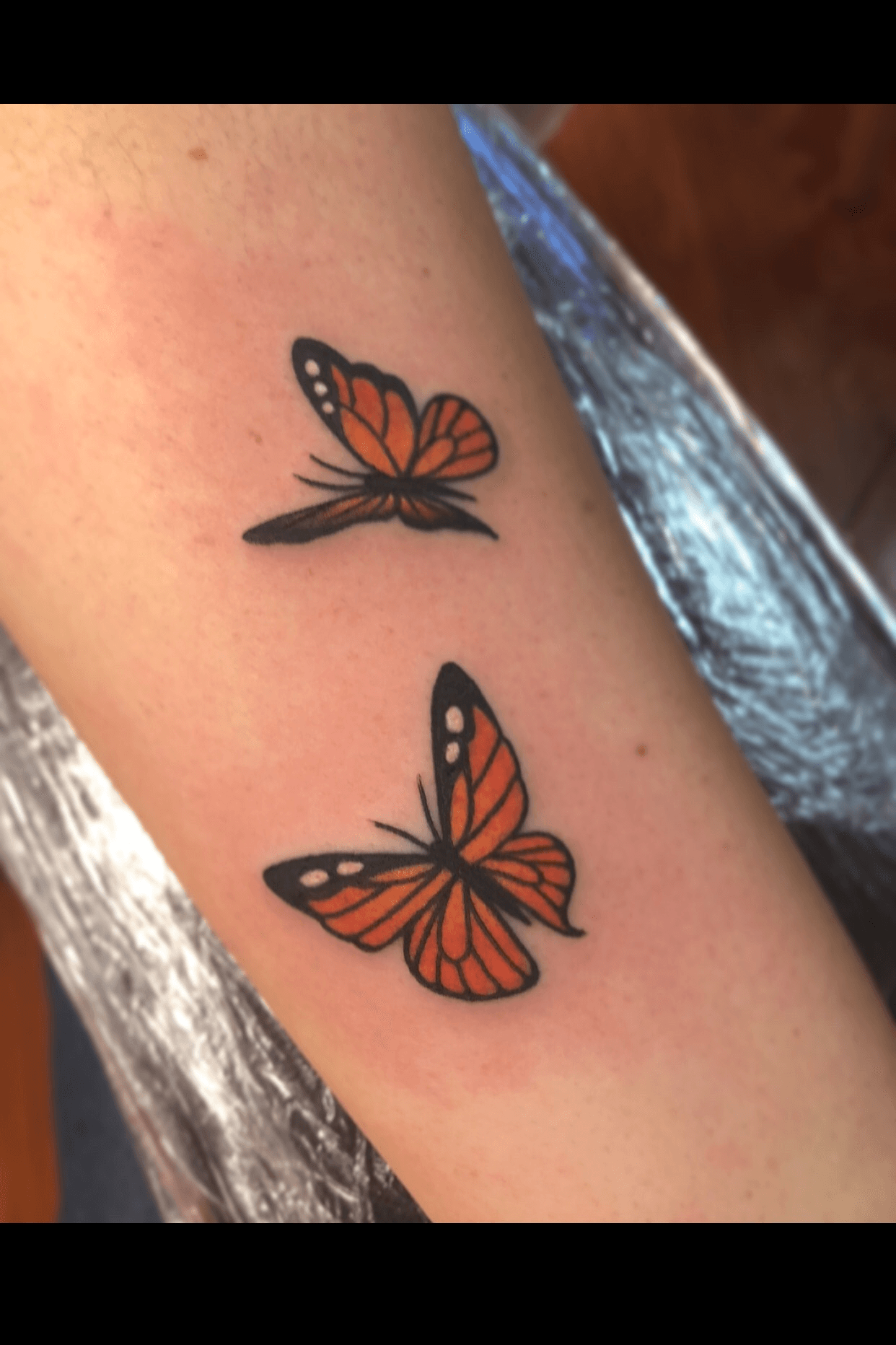 2 monarch butterfly tattoo