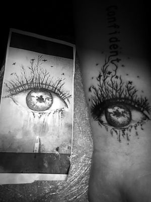 Simple Eye Tattoo - Black only
