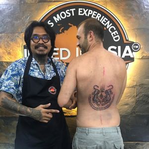 Excellent Art By the World's Best Tattoo Artists. Fantastic Service, We Use Fusion Ink and Eternal Ink, Great Artists and Great Price, Friendly Staff and an Clean, Hygienic Work Place. Inked in Asia Patong, Phuket, Thailand