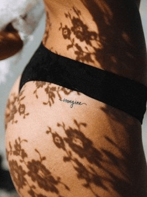 Ass tattoo // imagine