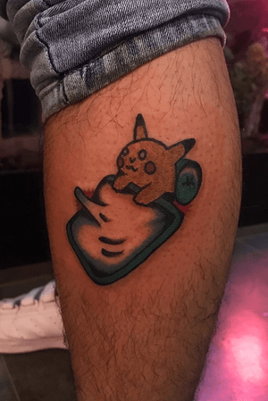 #pokemon #pikachu #traditional #tattoo #taipeitattoo #taiwantattoo #tattoobylu66 #刺青 #紋身 