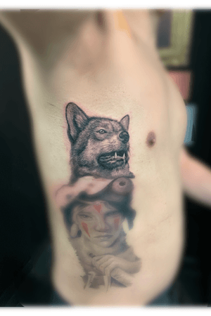 Wolf in process 