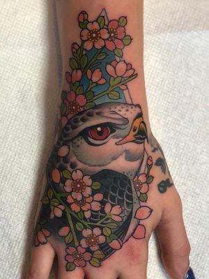 Tattoo by Matt Adamson #MattAdamson #KingsAvenueTattoo #neotraditional #Japanese #mashup #color