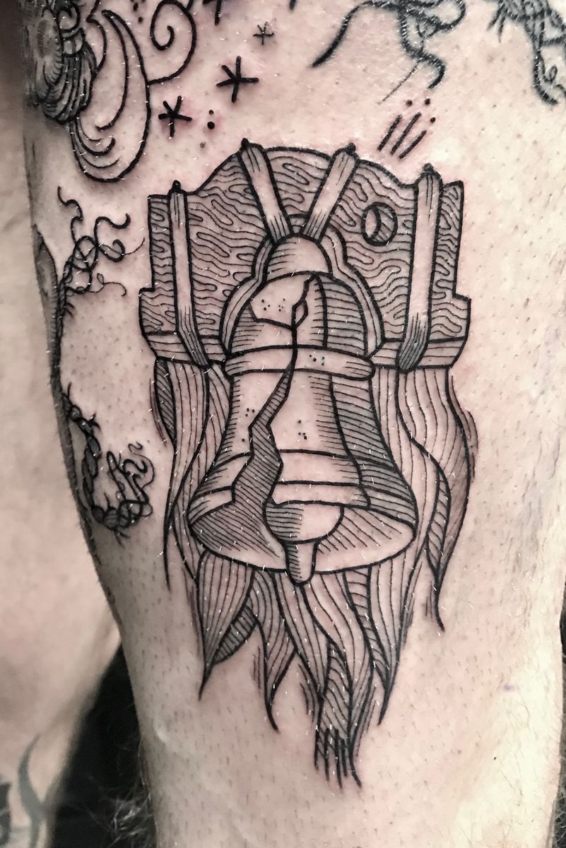 Tattoo Uploaded By Sailordavech • ©️sailordave 2019 Hells Bell