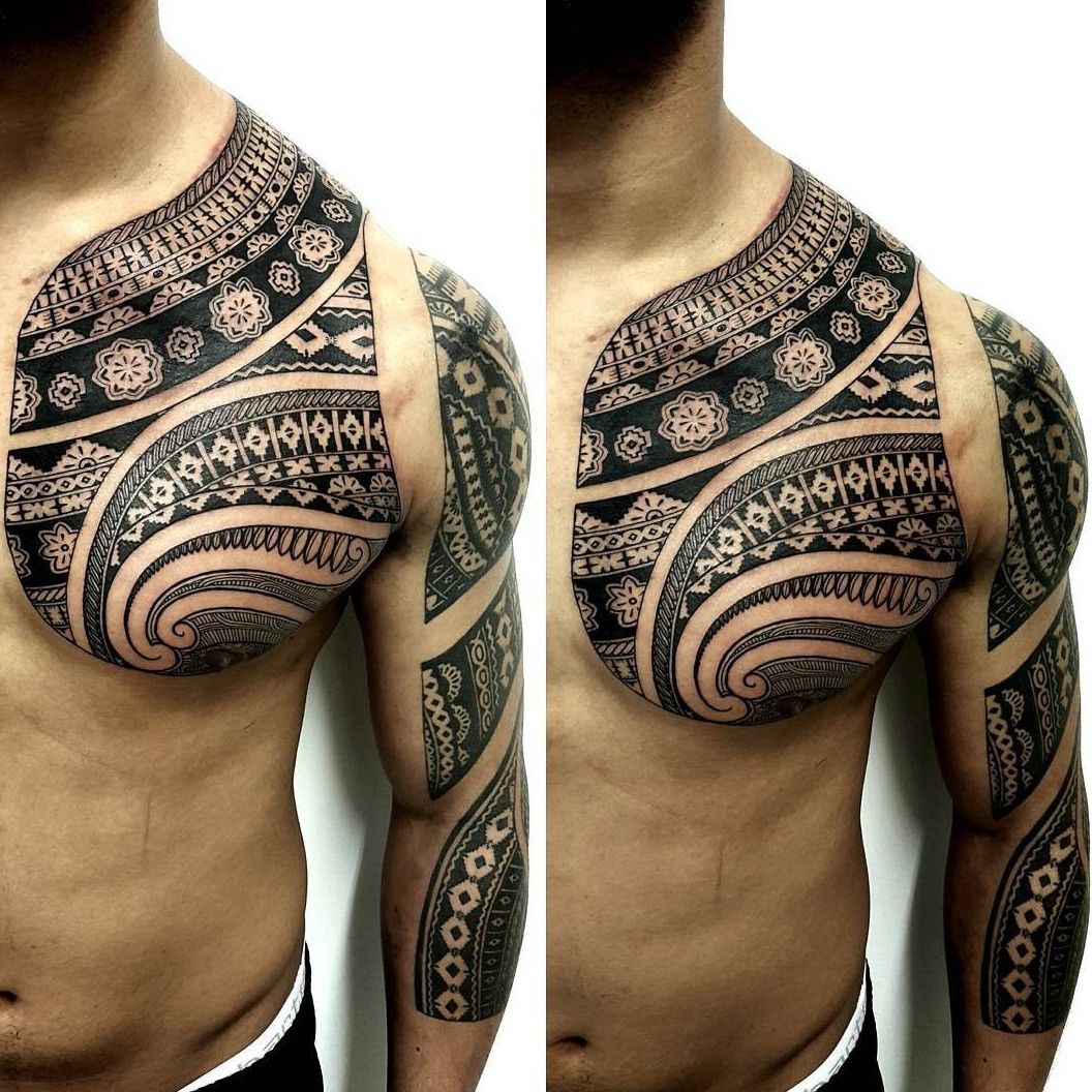 Tattoo uploaded by Raymond Scarborough • Mixed tribal Polynesian