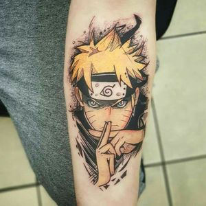 Naruto from Naruto Shippuden #anime #animetattoo #naruto #narutouzumaki #narutotattoo #manga #mangatattoo #geektattoo #nerdtattoo