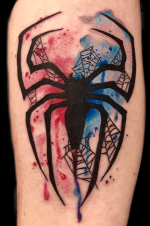 The Art of Bojo Ink - Result of the small spiderman patch tattoo