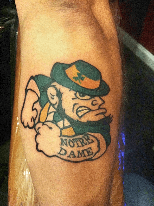 Pin on Notre Dame Tattoos
