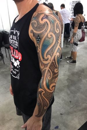 Primeiro lugar “melhor tribal” tattoo week rio 2018 